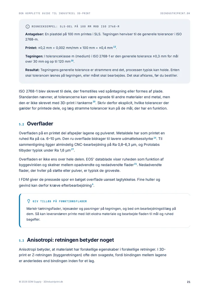Side fra Den komplette guide til industriel 3D-print
